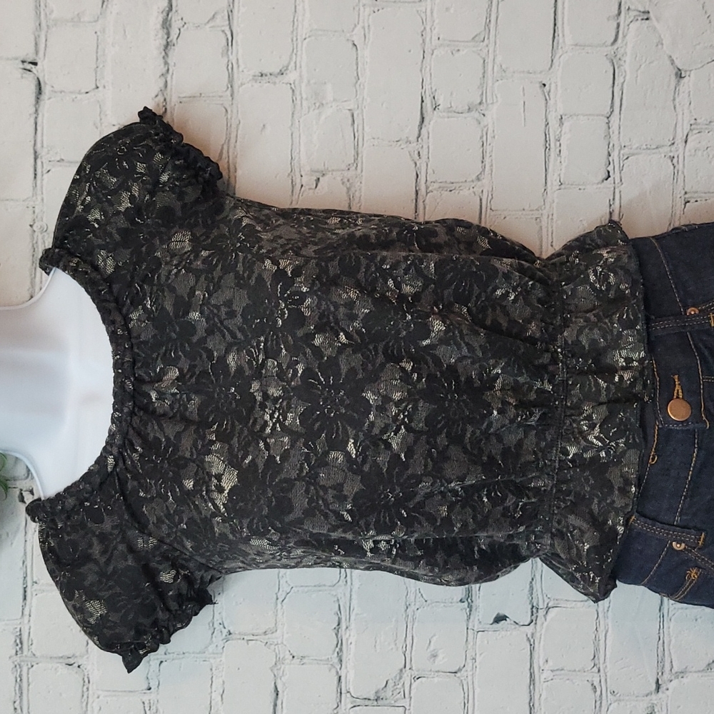 Epic Threads Floral Blouse Size Medium